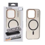 قاب اورجینال Syndee پشت مات MagSafe مدل Apple iPhone 16 Pro - مشکی کد 1 (پک دار)