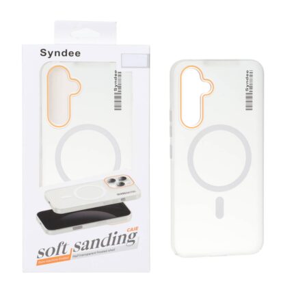 قاب اورجینال Syndee پشت مات MagSafe مدل Samsung Galaxy A54 - سفید (پک دار)