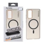 قاب اورجینال Syndee پشت مات MagSafe مدل Samsung Galaxy S20 FE - مشکی (پک دار)