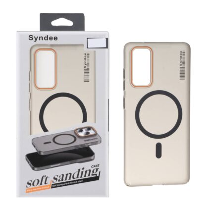 قاب اورجینال Syndee پشت مات MagSafe مدل Samsung Galaxy S20 FE - مشکی (پک دار)