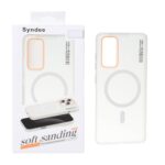 قاب اورجینال Syndee پشت مات MagSafe مدل Samsung Galaxy S20 FE - سفید (پک دار)