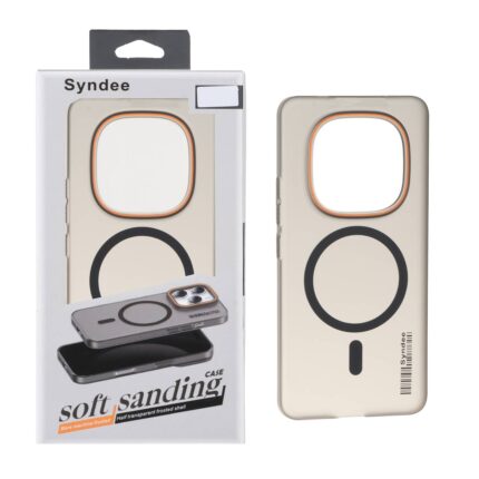 قاب اورجینال Syndee پشت مات MagSafe مدل Xiaomi Redmi Note 15 Pro 4G - مشکی (پک دار)