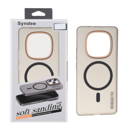 قاب اورجینال Syndee پشت مات MagSafe مدل Xiaomi Redmi Note 15 / Poco M8 5G - مشکی (پک دار)