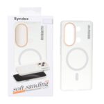 قاب اورجینال Syndee پشت مات MagSafe مدل Xiaomi Redmi Note 14S / Note 13 Pro 4G / Poco M6 Pro 4G - سفید (پک دار)