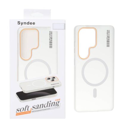 قاب اورجینال Syndee پشت مات MagSafe مدل Samsung Galaxy S26 Ultra - سفید (پک دار)