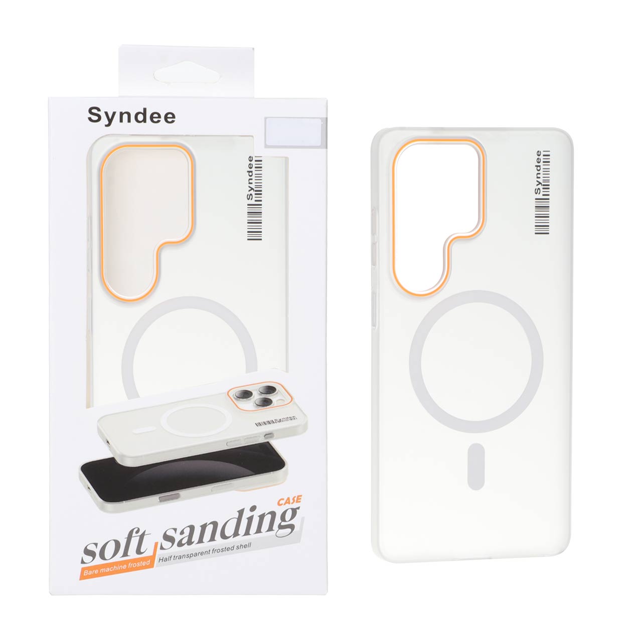 4621028 قاب اورجینال Syndee پشت مات MagSafe مدل Samsung Galaxy S26 Ultra - سفید (پک دار) - تصویر 1