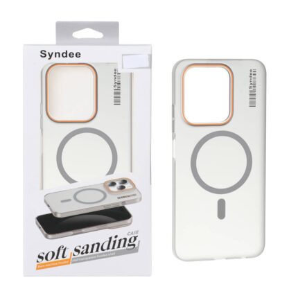 قاب اورجینال Syndee پشت مات MagSafe مدل Xiaomi Redmi 15C / Poco C85 - خاکستری (پک دار)