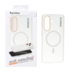 قاب اورجینال Syndee پشت مات MagSafe مدل Samsung Galaxy A57 - سفید (پک دار)