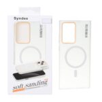 قاب اورجینال Syndee پشت مات MagSafe مدل Samsung Galaxy Note20 Ultra - سفید (پک دار)