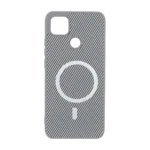 قاب هاشور MagSafe فلزی Xiaomi Redmi 10A / Redmi 9C / Poco C31 - طوسی