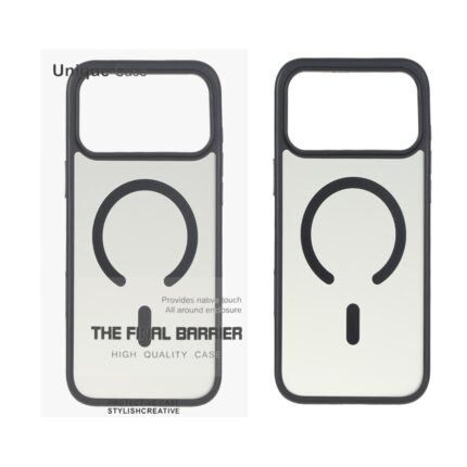 قاب Unique Case مات دودی MagSafe مدل Apple iPhone 17 Pro Max - مشکی (پک دار)