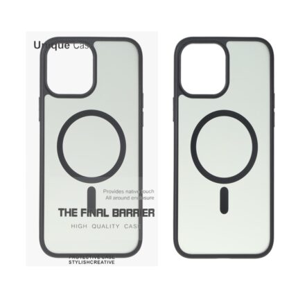 قاب Unique Case مات دودی MagSafe مدل Apple iPhone 13 Pro Max - مشکی (پک دار)