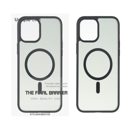 قاب Unique Case مات دودی MagSafe مدل Apple iPhone 12 Pro Max - مشکی (پک دار)