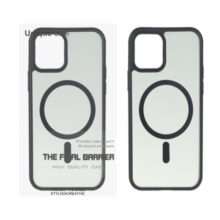 قاب Unique Case مات دودی MagSafe مدل Apple iPhone 12 Pro / iPhone 12 - مشکی (پک دار)