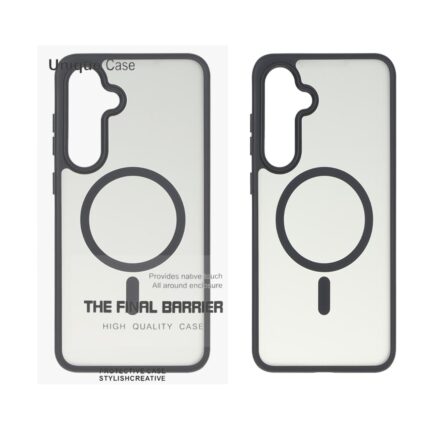 قاب Unique Case مات دودی MagSafe مدل Samsung Galaxy S24 FE - مشکی (پک دار)
