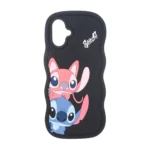 قاب سیلیکونی کنگره ای Stitch برجسته فانتزی Samsung Galaxy A07 - مشکی کد 1