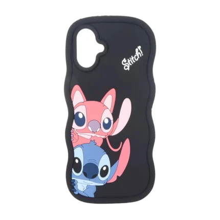 قاب سیلیکونی کنگره ای Stitch برجسته فانتزی Samsung Galaxy A07 - مشکی کد 1