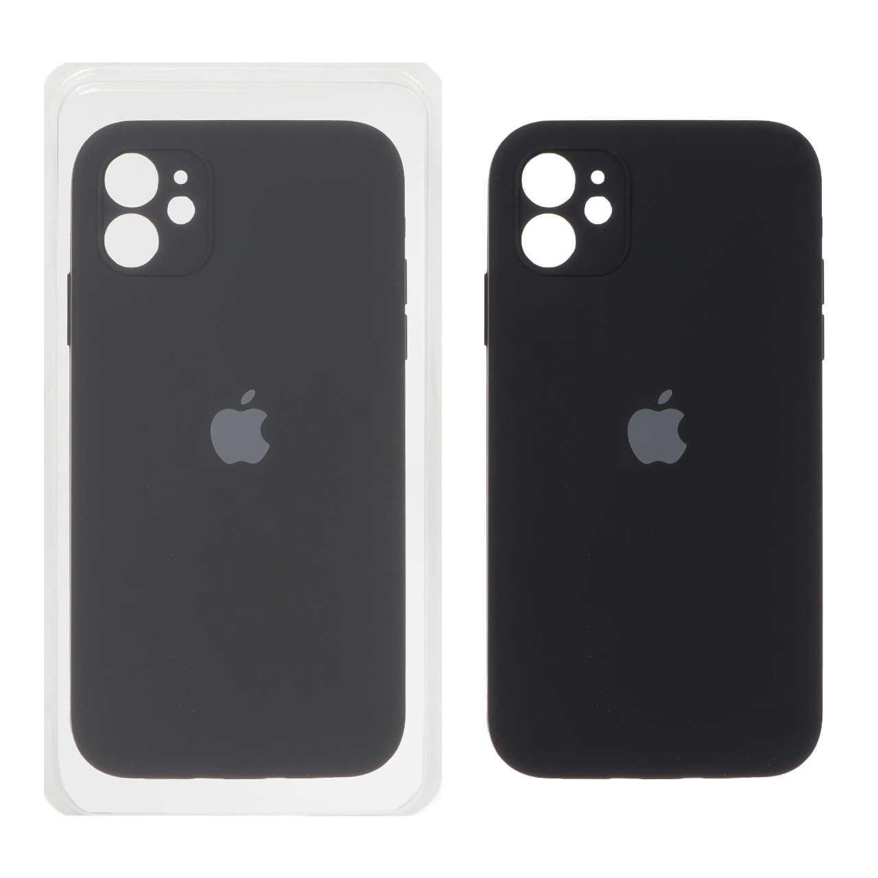 4621304 قاب سیلیکونی پاک کنی اورجینال ++A مدل Apple iPhone 11 - مشکی (پک دار) - تصویر 1