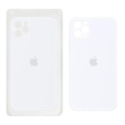 قاب سیلیکونی پاک کنی اورجینال ++A مدل Apple iPhone 11 Pro Max - سفید (پک دار)