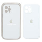 قاب سیلیکونی پاک کنی اورجینال ++A مدل Apple iPhone 12 Pro - سفید (پک دار)