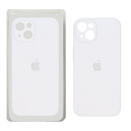 قاب سیلیکونی پاک کنی اورجینال ++A مدل Apple iPhone 13 / iPhone 14 - سفید (پک دار)