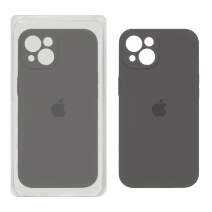 قاب سیلیکونی پاک کنی اورجینال ++A مدل Apple iPhone 13 / iPhone 14 - خاکستری (پک دار)