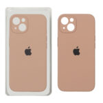 قاب سیلیکونی پاک کنی اورجینال ++A مدل Apple iPhone 13 / iPhone 14 - صحرایی (پک دار)