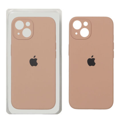 قاب سیلیکونی پاک کنی اورجینال ++A مدل Apple iPhone 13 / iPhone 14 - صحرایی (پک دار)
