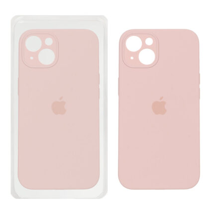 قاب سیلیکونی پاک کنی اورجینال ++A مدل Apple iPhone 13 / iPhone 14 - صورتی چرک (پک دار)