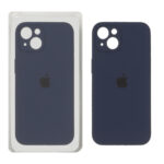 قاب سیلیکونی پاک کنی اورجینال ++A مدل Apple iPhone 13 / iPhone 14 - سرمه ای تیره (پک دار)