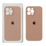 قاب سیلیکونی پاک کنی اورجینال ++A مدل Apple iPhone 13 Pro Max - صحرایی (پک دار)