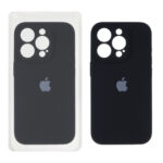 قاب سیلیکونی پاک کنی اورجینال ++A مدل Apple iPhone 15 Pro - مشکی (پک دار)