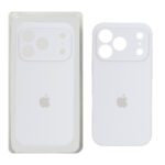 قاب سیلیکونی پاک کنی اورجینال ++A مدل Apple iPhone 17 Pro Max - سفید (پک دار)