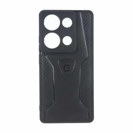 قاب Czmscase محافظ لنز برجسته Xiaomi Redmi Note 14S / Note 13 Pro 4G / Poco M6 Pro 4G - مشکی