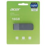 فلش مموری Acer مدل UP200 USB2.0 ظرفیت 16GB - خاکستری (گارانتی متین)