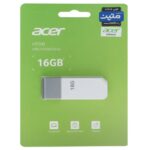فلش مموری Acer مدل UP200 USB2.0 ظرفیت 16GB - سفید (گارانتی متین)