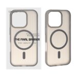 قاب اورجینال Unique Case کرکره ای مات MagSafe مدل Apple iPhone 16 Pro - دودی (پک دار)