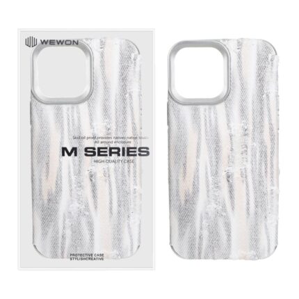 قاب Wewon طرح جیر زاپ دار Apple iPhone 13 Pro Max - طرح 1 (پک دار) - MPS