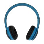 هدفون بی سیم مدل P47 - آبی - SMO (پک ضعیف)