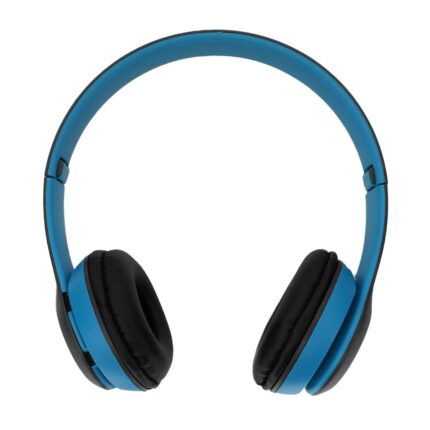 هدفون بی سیم مدل P47 - آبی - SMO (پک ضعیف)