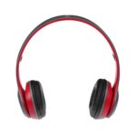 هدفون بی سیم مدل P47 - طوسی قرمز - SMO (پک ضعیف)