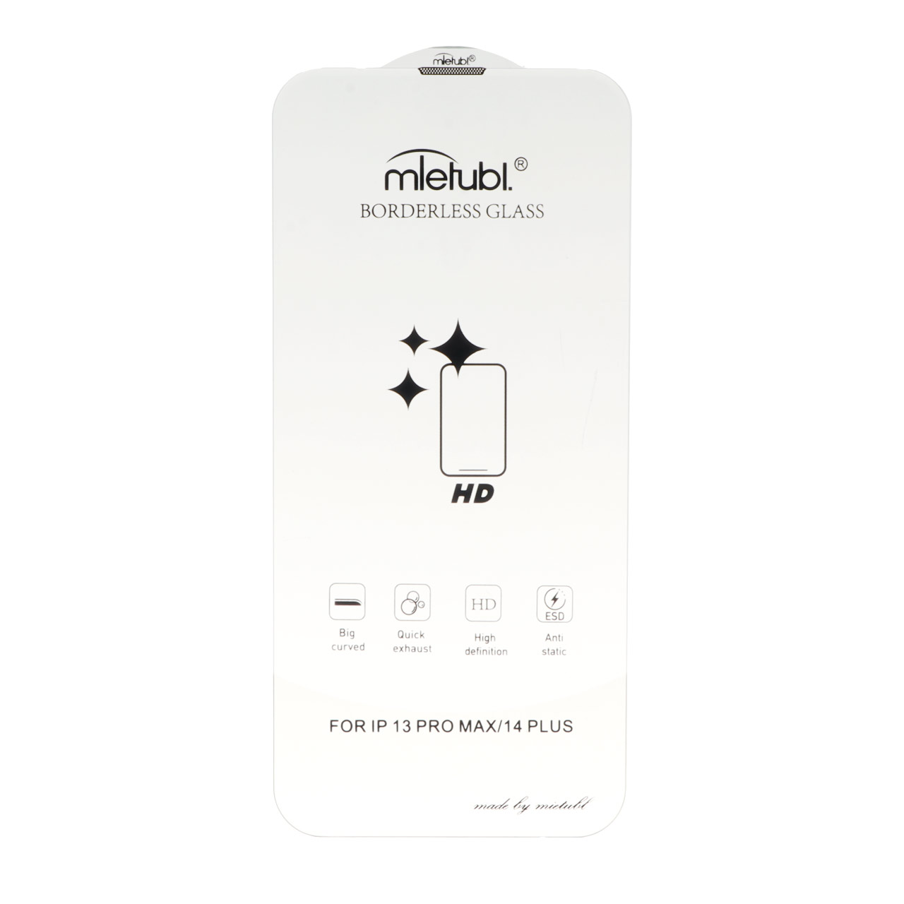 4624340 محافظ صفحه نمایش شیشه ای Mietubl ESD Anti Static بدون حاشیه Apple iPhone 13 Pro Max / iPhone 14 Plus - تصویر 1