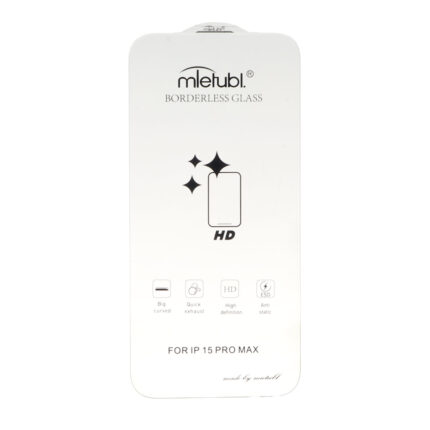 محافظ صفحه نمایش شیشه ای Mietubl ESD Anti Static بدون حاشیه Apple iPhone 15 Pro Max