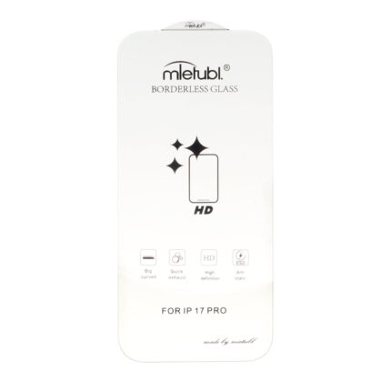 محافظ صفحه نمایش شیشه ای Mietubl ESD Anti Static بدون حاشیه Apple iPhone 17 Pro