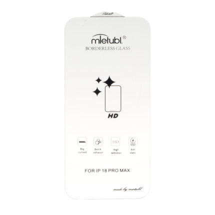 محافظ صفحه نمایش شیشه ای Mietubl ESD Anti Static بدون حاشیه Apple iPhone 18 Pro Max