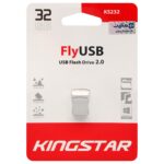KingStar Fly KS232 USB2.0 Flash Memory-32GB نقره ای(گارانتی متین)