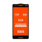 محافظ صفحه نمایش شیشه ای Nokia 2.1 - Full Cover 21D (بدون پک) - مشکی
