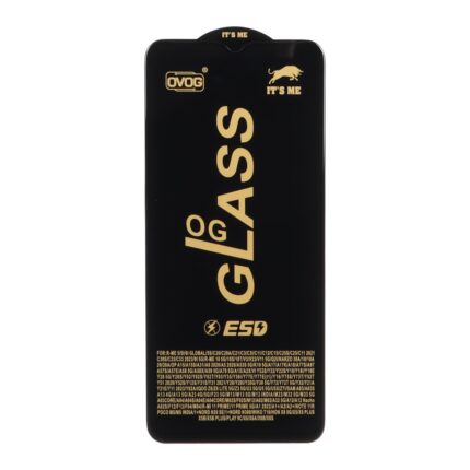 محافظ صفحه نمایش شیشه ای درجه یک Samsung A12 /A02 / A02S/ A03 / A03S / A03 CORE / A04 / A04S / A04E / A13 / A23 / A32 5G / M02 / M02S / M04 / M12 / M13 / M23 / M32 5G / M33 5G / F12 / F13 / F23 - Full Cover OG - ESD OVOG
