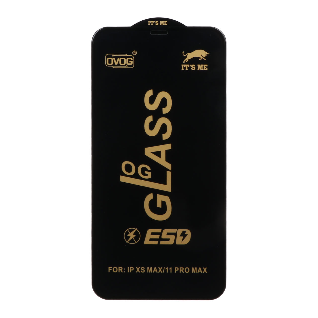 519550 محافظ صفحه نمایش شیشه ای درجه یک Apple iphone X Max / XS Max / 11 Pro Max - Full Cover OG - ESD OVOG (بدون پک) - مشکی - تصویر 1