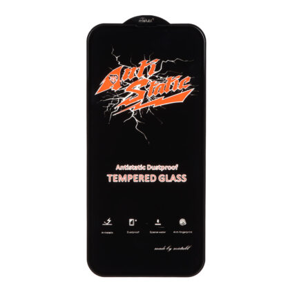 محافظ صفحه نمایش شیشه ای Apple iPhone 13 / iPhone 13 Pro / iPhone 14 / 16e -Full Cover Anti Static Mietubl (بدون پک) - مشکی